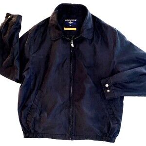 Dockers Stain Defender Men’s Full Zip Black Jacket Large Soft